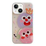 For iPhone 14 Jelly 2 in 1 TPU Hybrid PC Phone Case(Crown Monster)