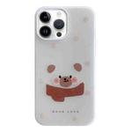 For iPhone 14 Pro Jelly 2 in 1 TPU Hybrid PC Phone Case(Spotted Rabbit)