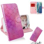 For Samsung Galaxy Note20 Solid Color Colorful Magnetic Buckle Horizontal Flip PU Leather Case with Holder & Card Slots & Wallet & Lanyard(Pink)