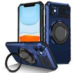 For iPhone 11 Rotating Magnetic Holder Phone Case(Royal Blue)