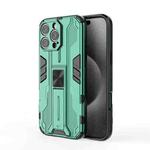 For iPhone 16 Pro Max Supersonic PC + TPU Holder Phone Case(Green)