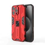 For iPhone 16 Pro Max Supersonic PC + TPU Holder Phone Case(Red)