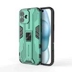 For iPhone 16 Plus Supersonic PC + TPU Holder Phone Case(Green)