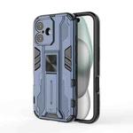 For iPhone 16 Supersonic PC + TPU Holder Phone Case(Grey)