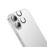 For iPhone 16 / 16 Plus hoco V15 Invisible 3D Metal Lens Protective Film(Silver)