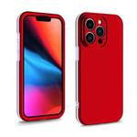 For iPhone 13 Pro Max Two Color Full Protective 3-in-1 Phone Case(Red)