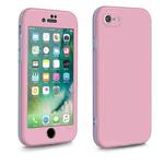 For iPhone SE 2022 / 2020 / 8 / 7 Two Color Full Protective 3-in-1 Phone Case(Pink)