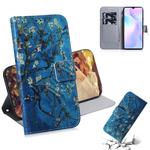 For Xiaomi Redmi 9A Coloured Drawing Horizontal Flip Leather Case, with Holder & Card Slots & Wallet(Apricot Flower)