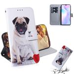 For Xiaomi Redmi 9A Coloured Drawing Horizontal Flip Leather Case, with Holder & Card Slots & Wallet(Pug)