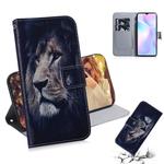 For Xiaomi Redmi 9A Coloured Drawing Horizontal Flip Leather Case, with Holder & Card Slots & Wallet(Lion)