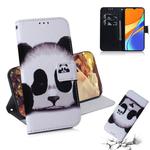 For Xiaomi Redmi 9C Coloured Drawing Horizontal Flip Leather Case, with Holder & Card Slots & Wallet(Panda)