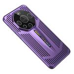 For Huawei Mate 60 Pro Blade Cooling PC Full Coverage Phone Case(Dark Purple)