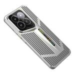 For Xiaomi 14 Pro Blade Cooling PC Full Coverage Phone Case(Titanium Silver)