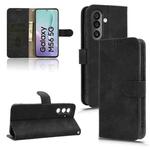 For Samsung Galaxy M56 5G Skin Feel Magnetic Flip Leather Phone Case(Black)