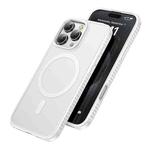 For iPhone 16 Pro hoco Cool Shield MagSafe Shockproof Phone Case(White)