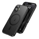 For iPhone 16 Plus hoco Cool Shield MagSafe Shockproof Phone Case(Black)