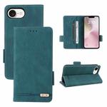 For iPhone SE 2024 Magnetic Clasp Leather Phone Case(Green)