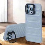 For iPhone 15 Pro Max Invisible Holder Cooling Phone Case(Transparent)