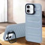 For iPhone 16 Plus Invisible Holder Cooling Phone Case(Transparent)