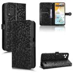For BLU View 5 Pro Honeycomb Dot Texture Leather Phone Case(Black)