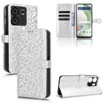 For BLU View 5 Honeycomb Dot Texture Leather Phone Case(Silver)