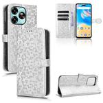 For Umidigi G6 5G Honeycomb Dot Texture Leather Phone Case(Silver)