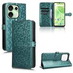 For Umidigi G9 5G / Note 90 Honeycomb Dot Texture Leather Phone Case(Green)