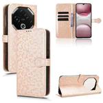 For Umidigi G100 5G 2025 / G100 Pro Honeycomb Dot Texture Leather Phone Case(Gold)