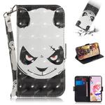 For LG K41S / K51S 3D Colored Drawing Horizontal Flip Leather Case with Holder & Card Slots & Wallet & Lanyard(Angry Bear)