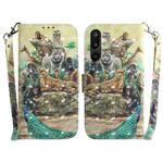 For Samsung Galaxy M16 5G / F16 5G / M36 5G 3D Colored Horizontal Flip Leather Phone Case(Zoo)