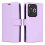 For Redmi Turbo 3 BETOPNICE BN-005 2 in 1 Detachable Imitate Genuine Leather Phone Case(Light Purple)