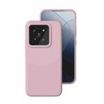 For Xiaomi 14 All-inclusive Liquid Silicone Phone Case(Pink Sand)