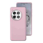 For OnePlus 12 All-inclusive Liquid Silicone Phone Case(Pink Sand)