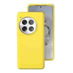 For OnePlus 12 All-inclusive Liquid Silicone Phone Case(Lemon Yellow)