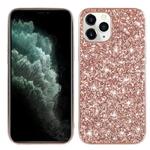 For iPhone 12 Pro Max Glitter Powder Shockproof TPU Protective Case(Rose Gold)