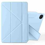 For Huawei MatePad Pro 11 2024 / 2022 Fixed Buckle Magnetic Deformation Leather Tablet Case(Ice Blue)