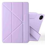 For Huawei MatePad Pro 11 2024 / 2022 Fixed Buckle Magnetic Deformation Leather Tablet Case(Purple)