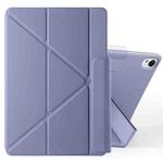 For Huawei MatePad 11.5 / 11.5S Fixed Buckle Magnetic Deformation Leather Tablet Case(Lavender Purple)