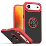 For iPhone 17 Air Q Shadow 1 Series TPU + PC Phone Case with Ring(Red)