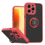 For iPhone 15 Pro Max Q Shadow 1 Series TPU + PC Phone Case with Ring(Red)