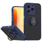 For iPhone 15 Pro Q Shadow 1 Series TPU + PC Phone Case with Ring(Royal Blue)
