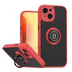 For iPhone 15 Q Shadow 1 Series TPU + PC Phone Case with Ring(Red)