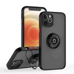 For iPhone 12 Q Shadow 1 Series TPU + PC Phone Case with Ring(Black+Red)