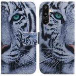 For Samsung Galaxy M16 5G / F16 5G / M36 5G Coloured Drawing Flip Leather Phone Case(Tiger)