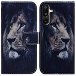 For Samsung Galaxy M16 5G / F16 5G / M36 5G Coloured Drawing Flip Leather Phone Case(Lion)