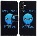 For Samsung Galaxy M16 5G / F16 5G / M36 5G Coloured Drawing Flip Leather Phone Case(Anger)