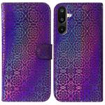 For Samsung Galaxy M16 5G / F16 5G / M36 5G Colorful Magnetic Buckle Leather Phone Case(Purple)