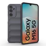 For Samsung Galaxy M16 5G Magic Shield TPU + Flannel Phone Case(Dark Grey)