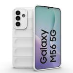 For Samsung Galaxy M56 5G Magic Shield TPU + Flannel Phone Case(White)