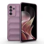 For Samsung Galaxy M36 5G India Magic Shield TPU + Flannel Phone Case(Purple)